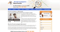 Desktop Screenshot of manchester-privateinvestigators.co.uk